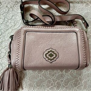 orYANY Pink Crossbody Bag with Tassel Detail